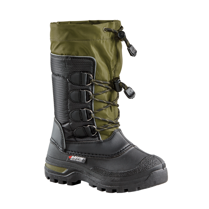 PINETREE | Big Kids Boot (Junior) - Primary || Black/Green