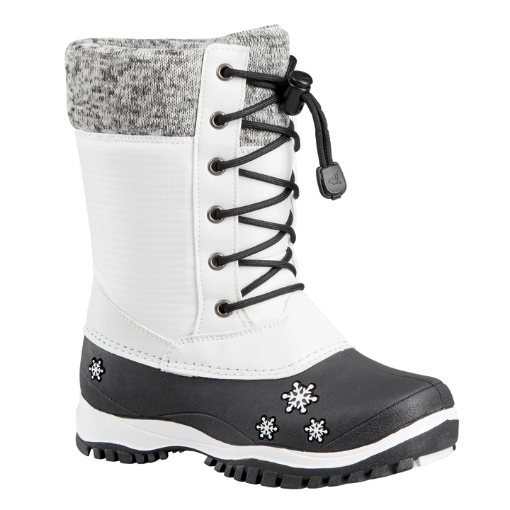 AVERY | Big Kids Boot (Junior) - Primary || White