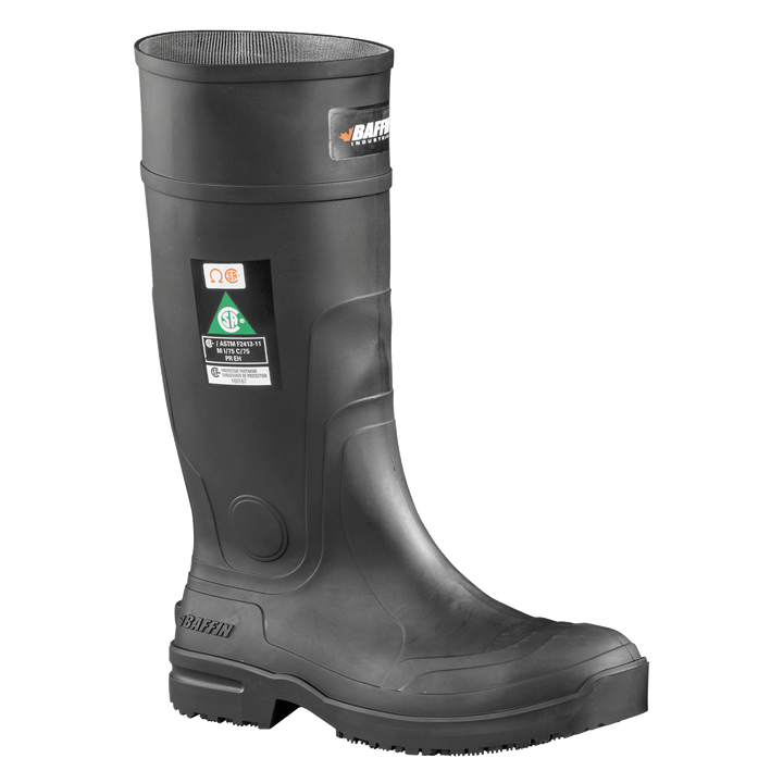 GRIP 360 (Safety Toe) | Unisex Boot - Primary || Black