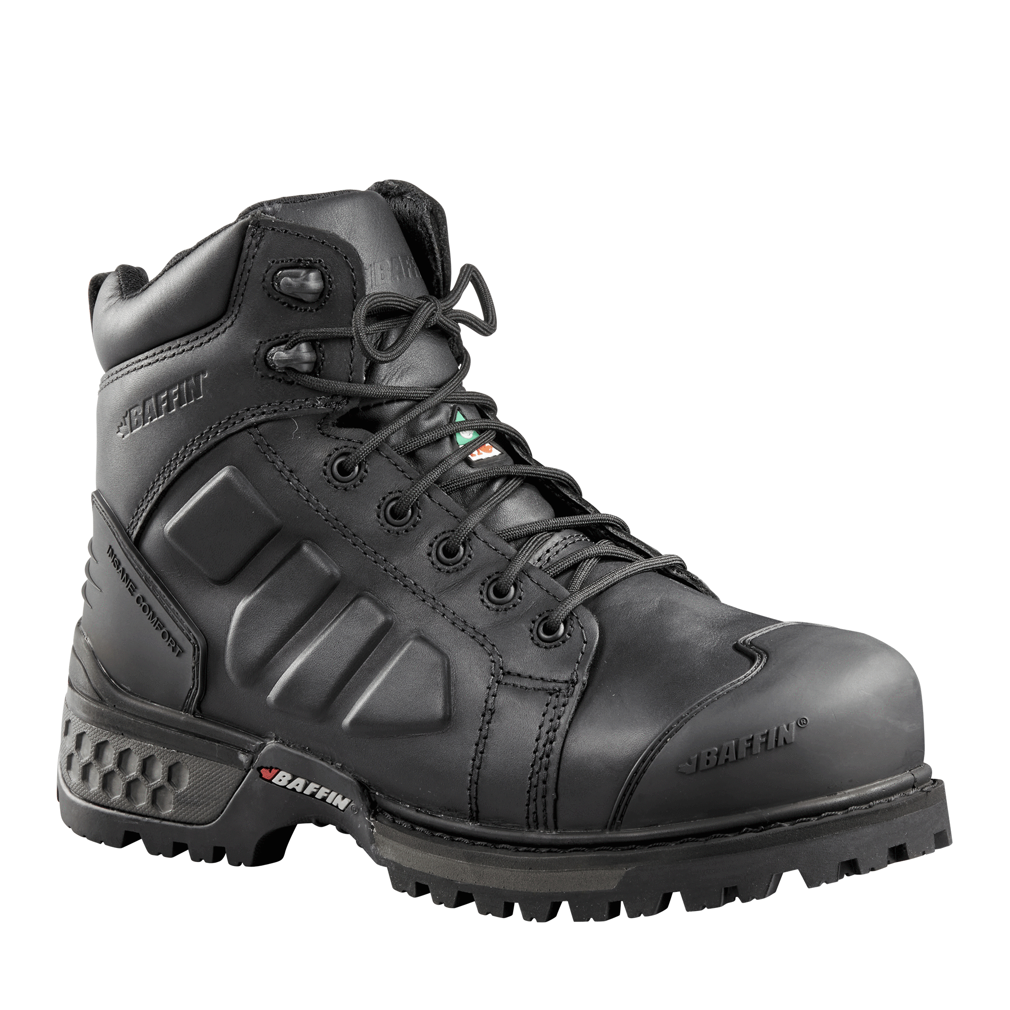 MONSTER 6" (Safety Toe & Plate) | Men's Boot - Primary || Black