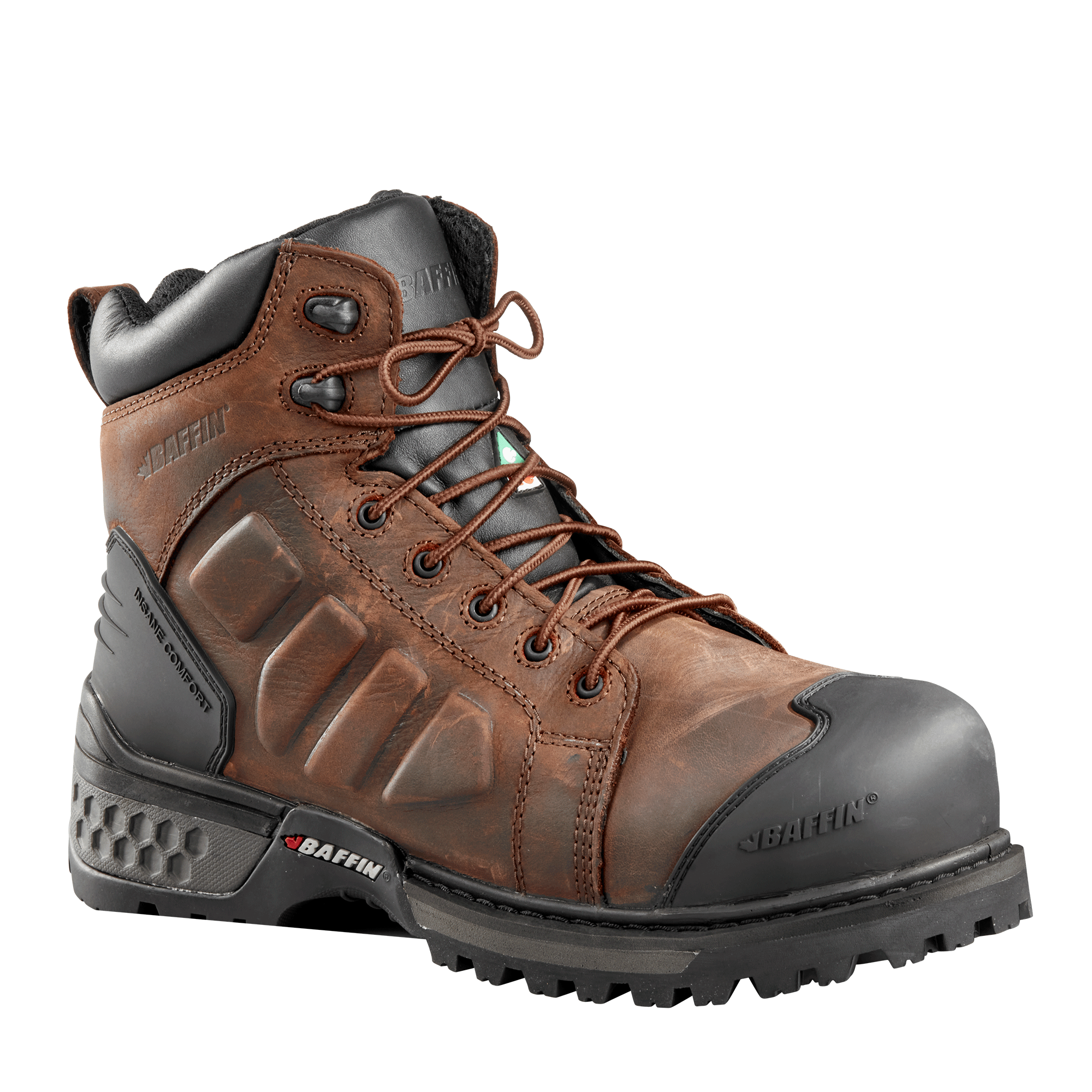 MONSTER 6" (Safety Toe & Plate) | Men's Boot - Primary || Brown