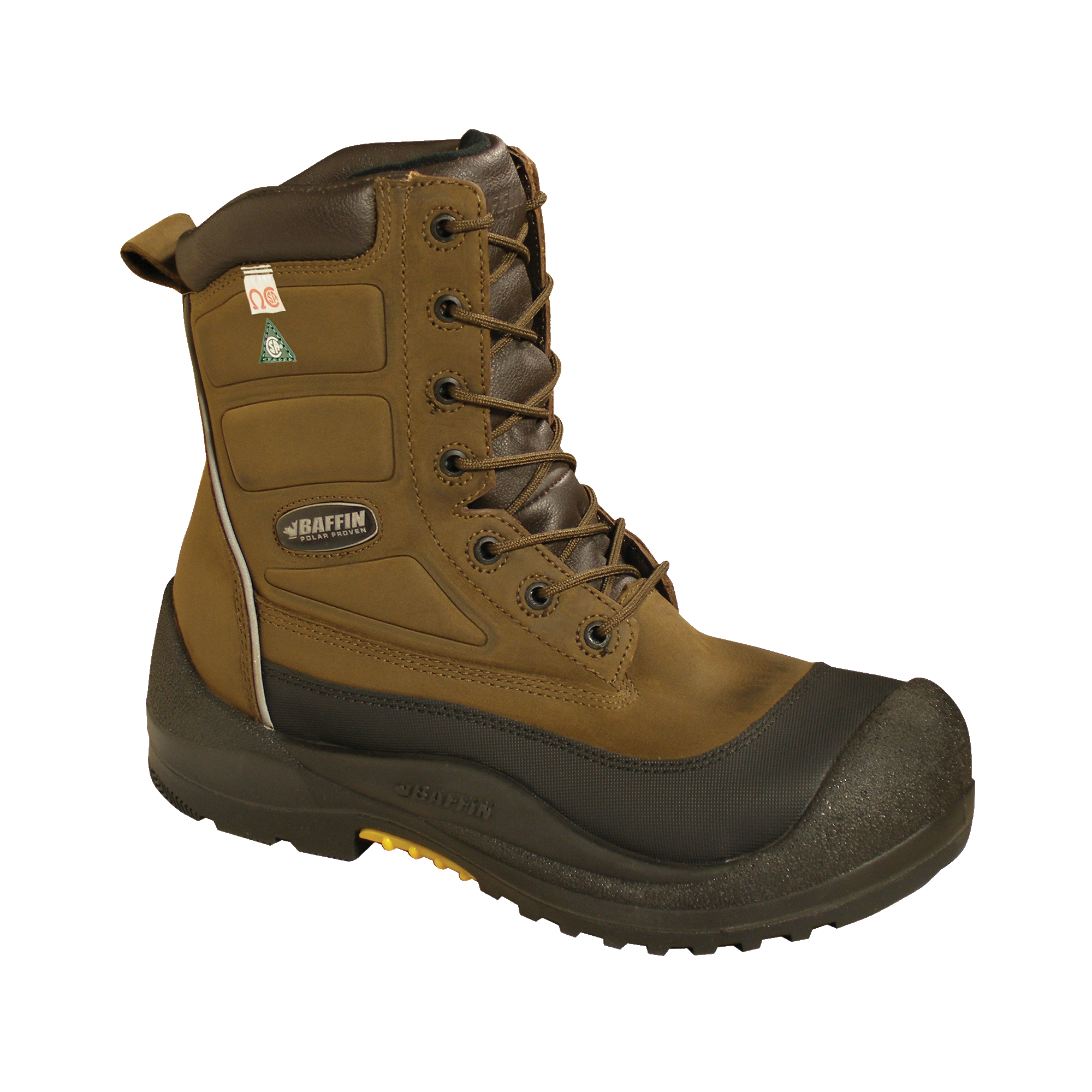 PREMIUM WORKER 8" (Safety Toe & Plate) || Brown