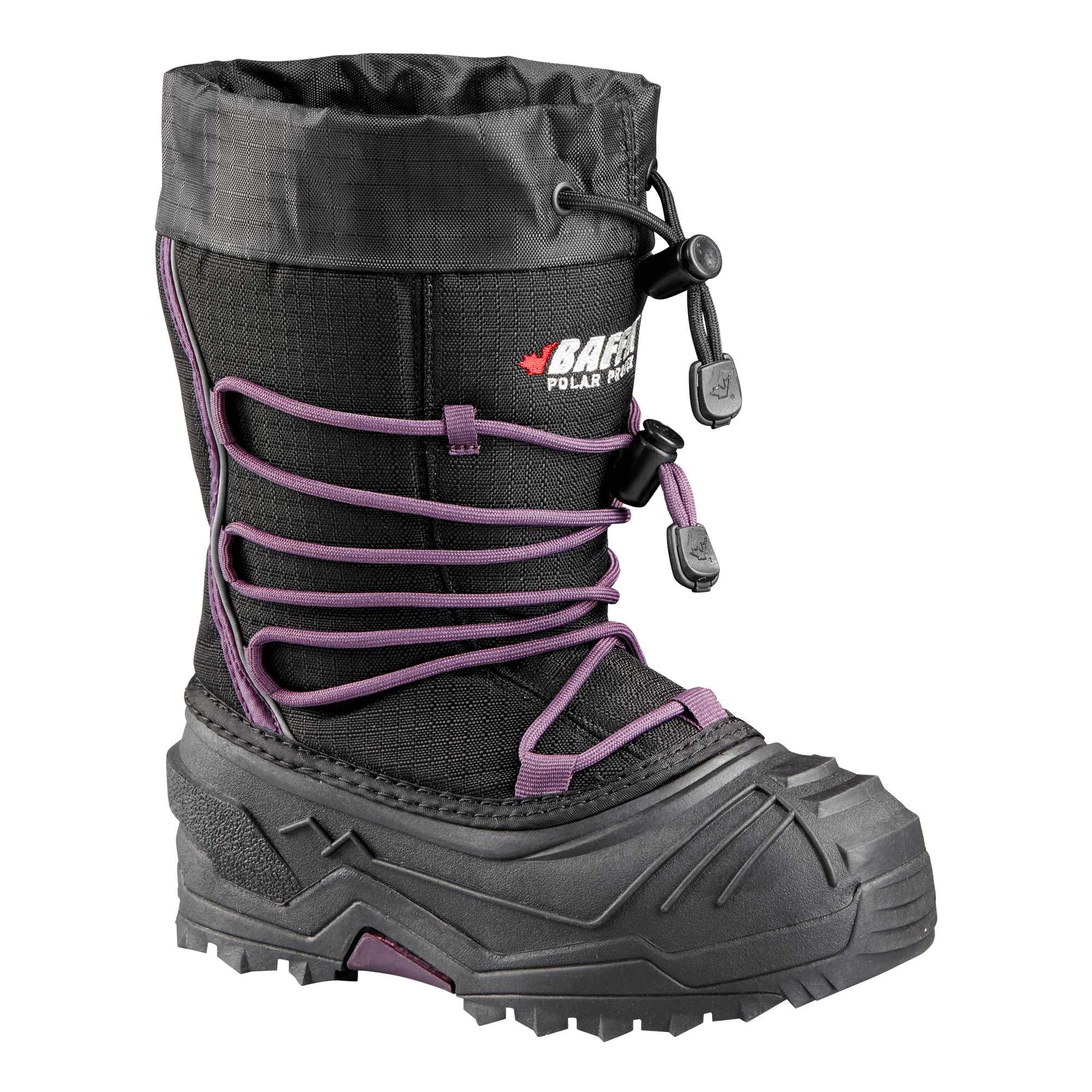 YOUNG SNOGOOSE | Big Kids Boot (Junior) - Primary || Black/Plum