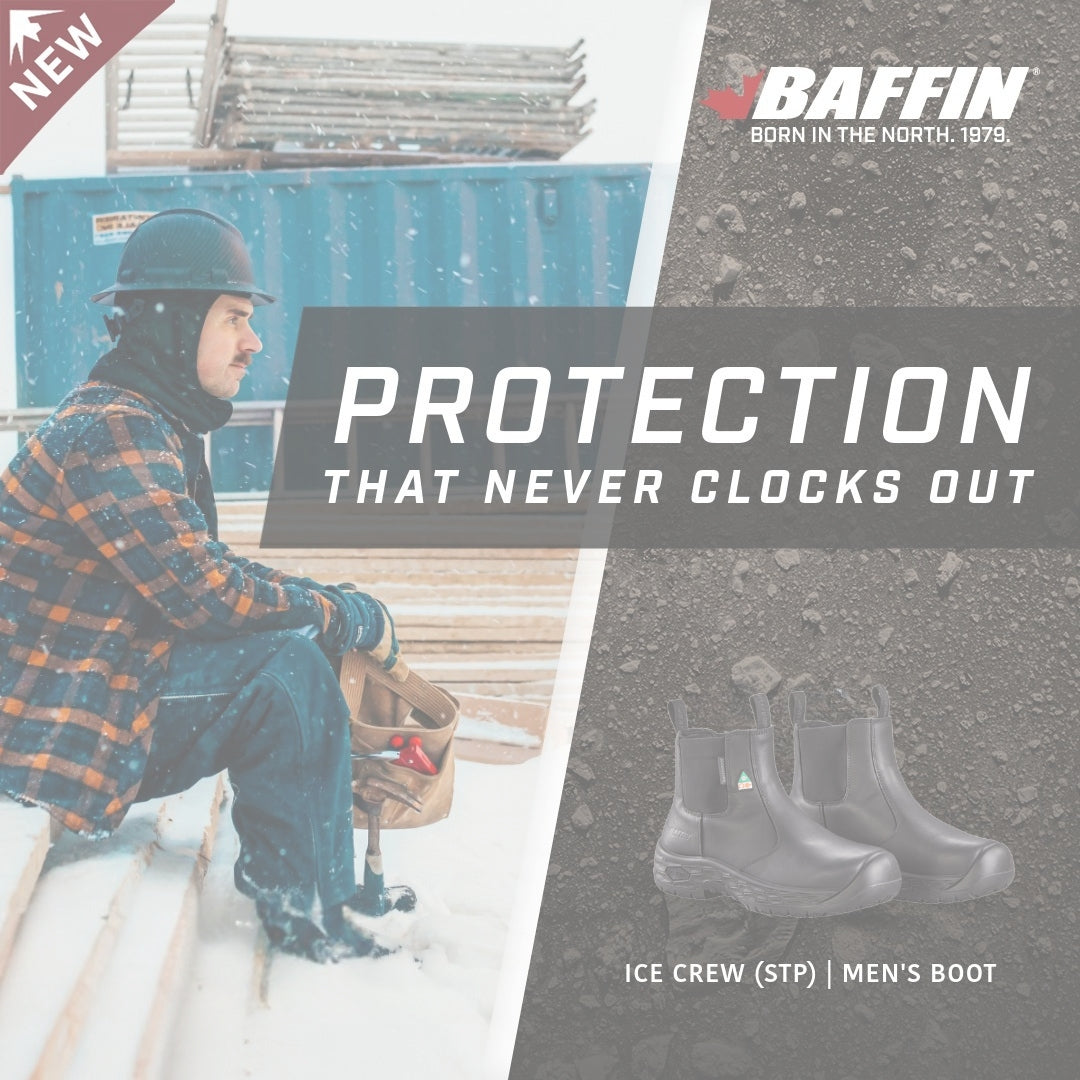 BAFFIN EXPANDS HERO COLLECTION WITH NEW ICE CREW (STP) MEN’S BOOT