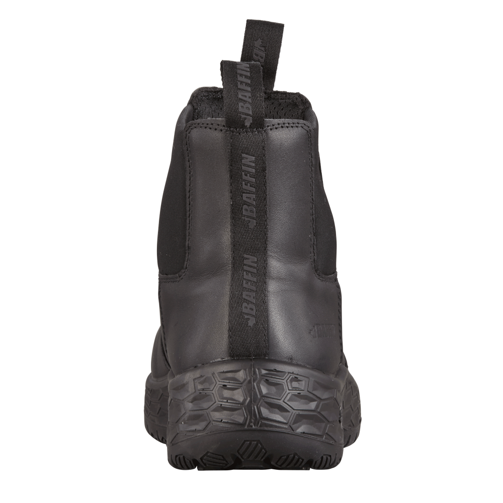 ICE CREW (SAFETY TOE & PLATE) | Men's Boot - Heel || Black