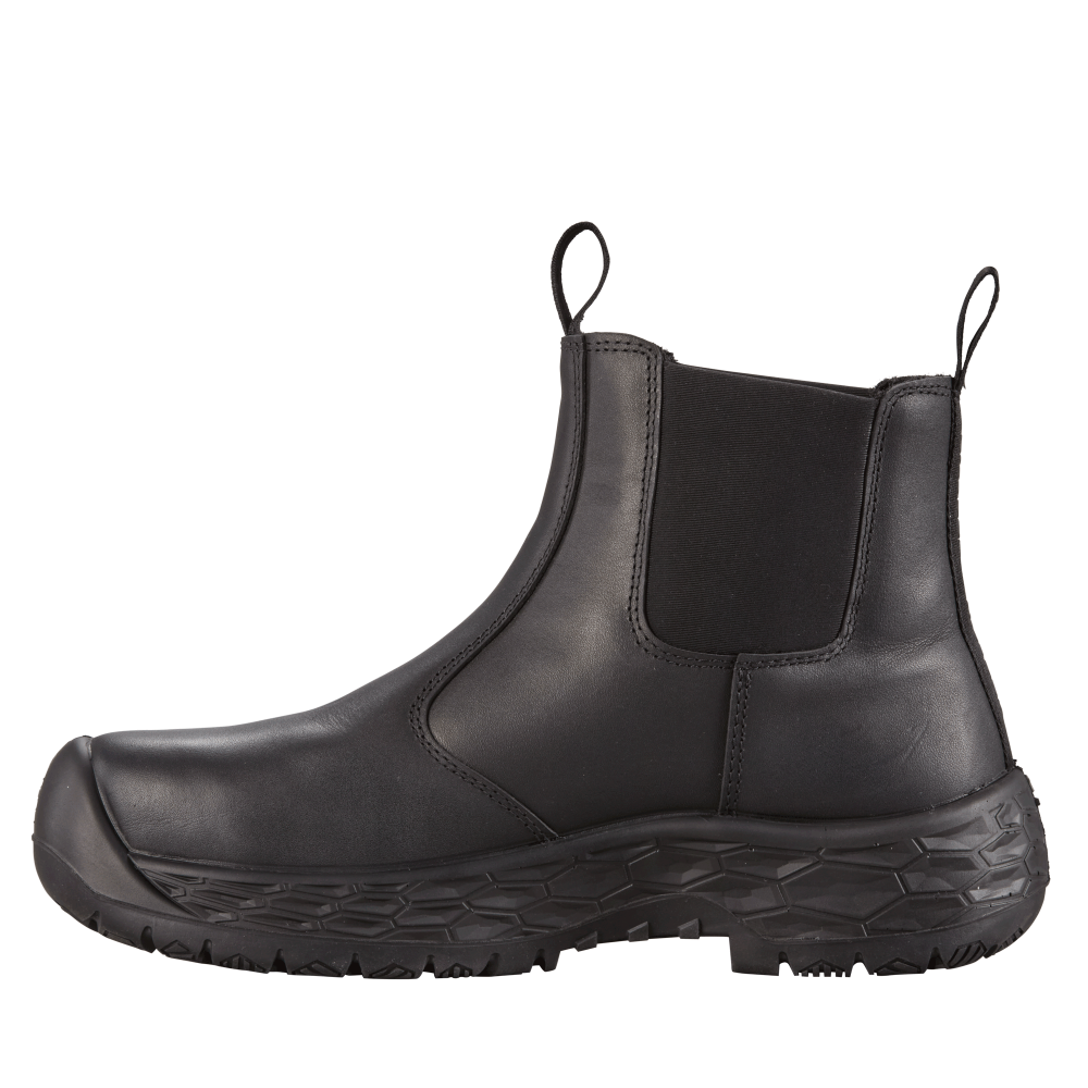 ICE CREW (SAFETY TOE & PLATE) | Men's Boot - Medial || Black