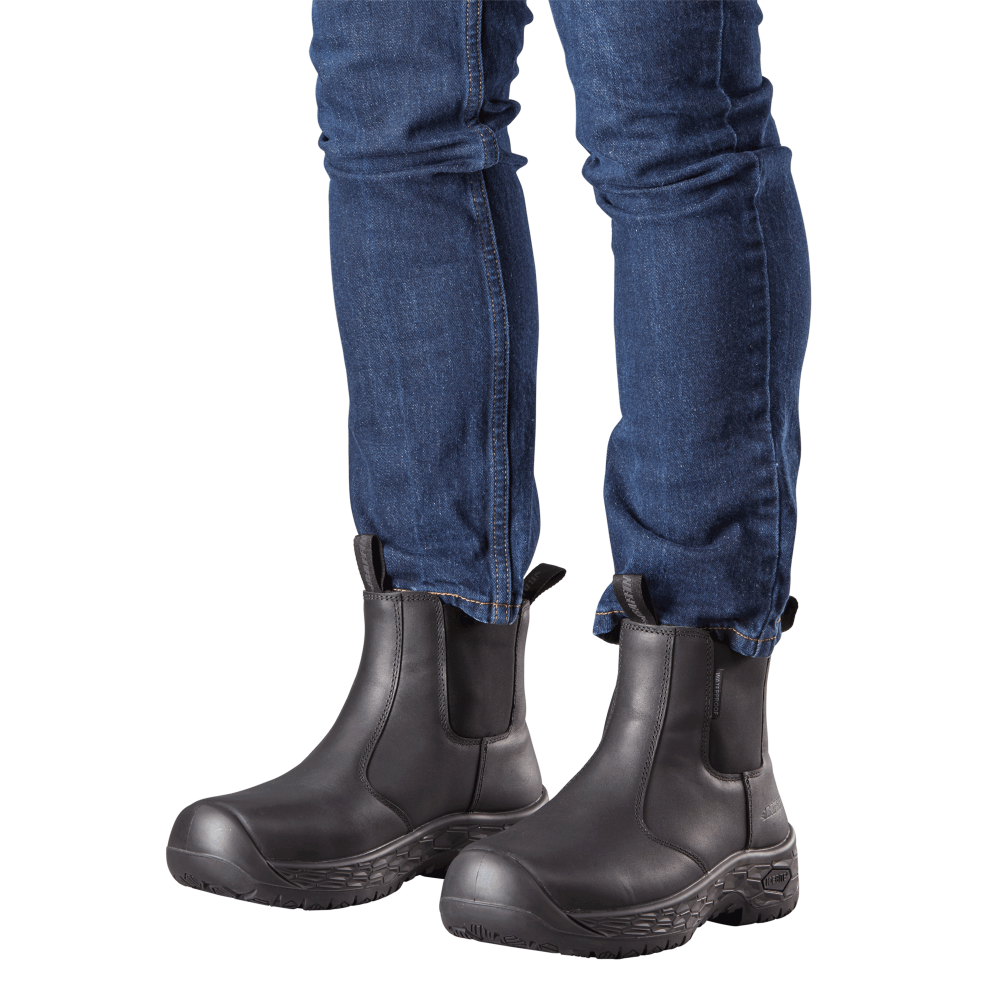 ICE CREW (SAFETY TOE & PLATE) | Men's Boot - Onfoot || Black