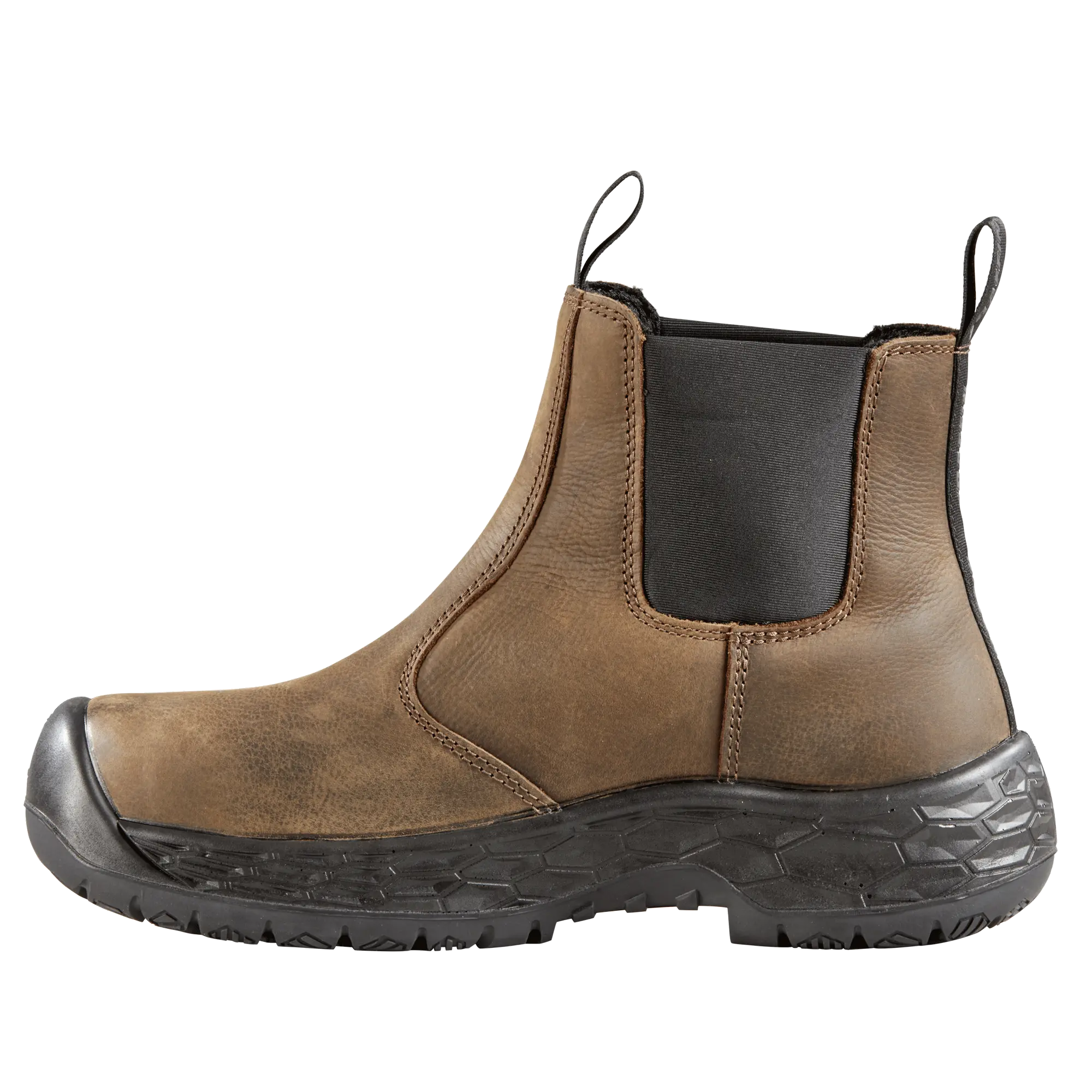 ICE CREW (SAFETY TOE & PLATE) | Women's Boot - Medial || Brown