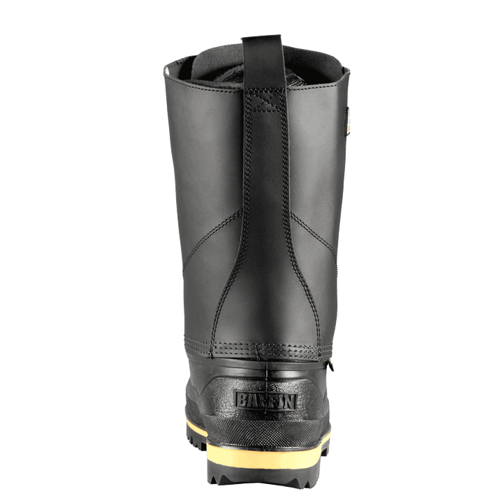 BARROW (Safety Toe & Plate) | Unisex Boot - Heel || Black