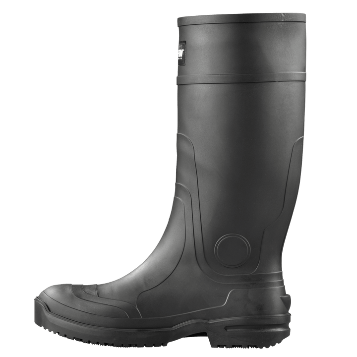 GRIP 360 (Safety Toe & Plate) | Unisex Boot - Medial || Black