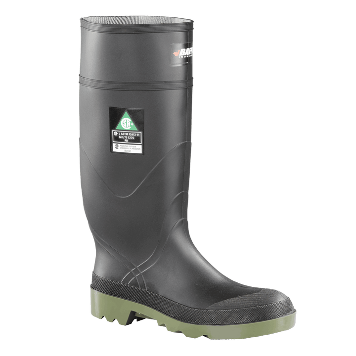 PETROLIA (Safety Toe & Plate) | Men's Boot - Primary || Black/Green