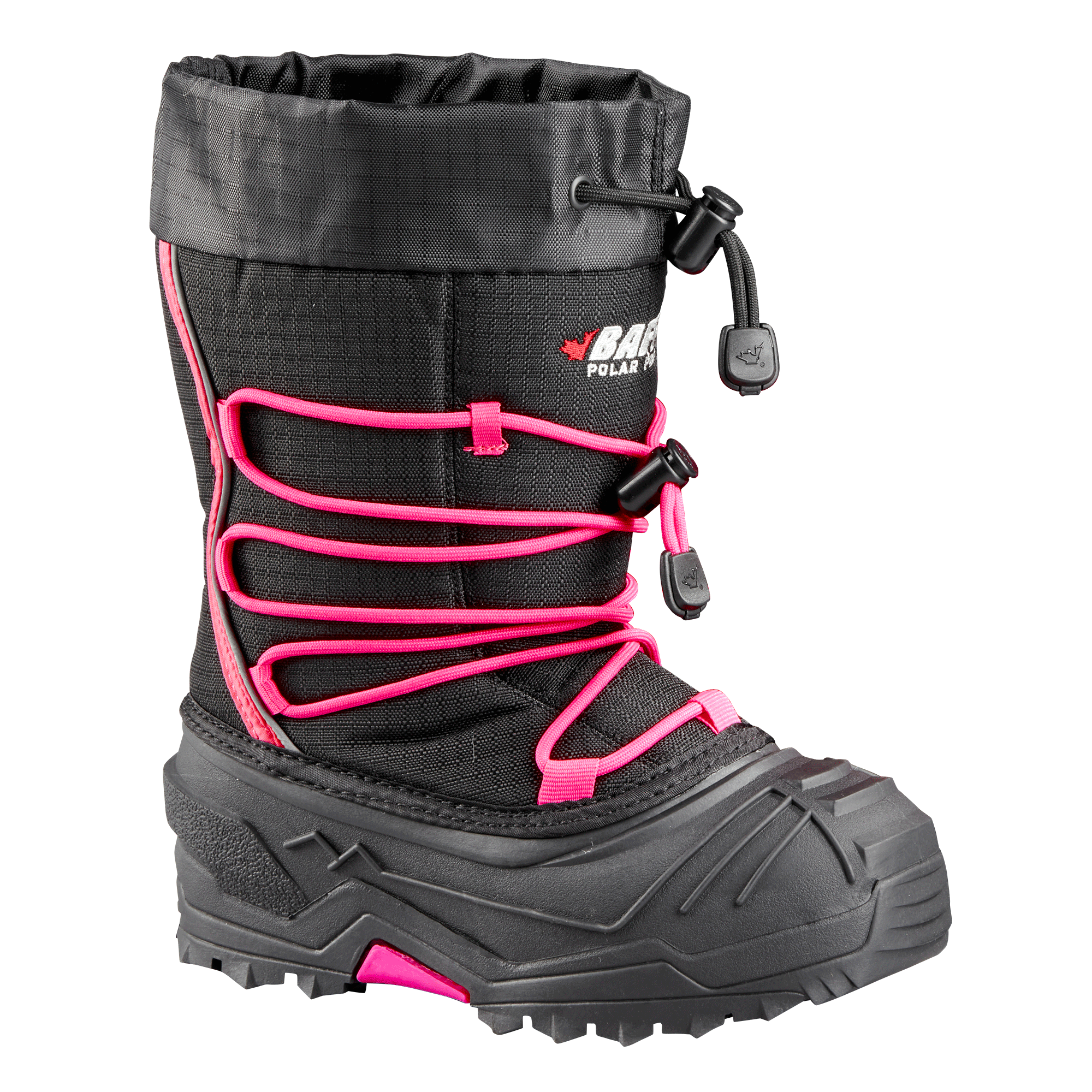 Baffin Snogoose Boot Little Girls Black Hyper Berry 11.0