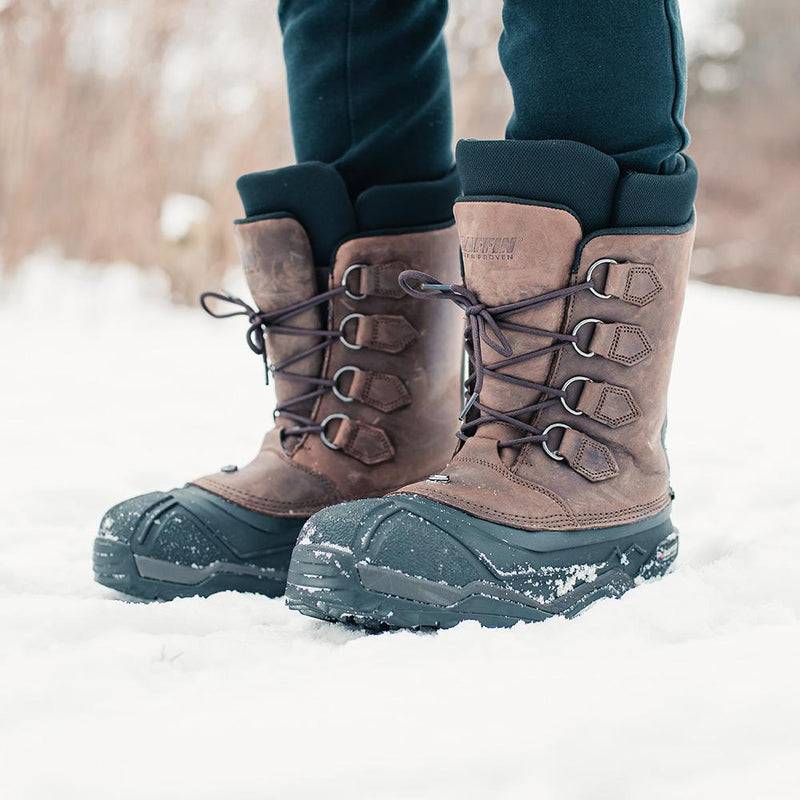 Baffin Control Max Winter Boots Mens 9 Brown Leather Snow EPIC-M004 Waterproof CONTROL MAX | Men main image 2